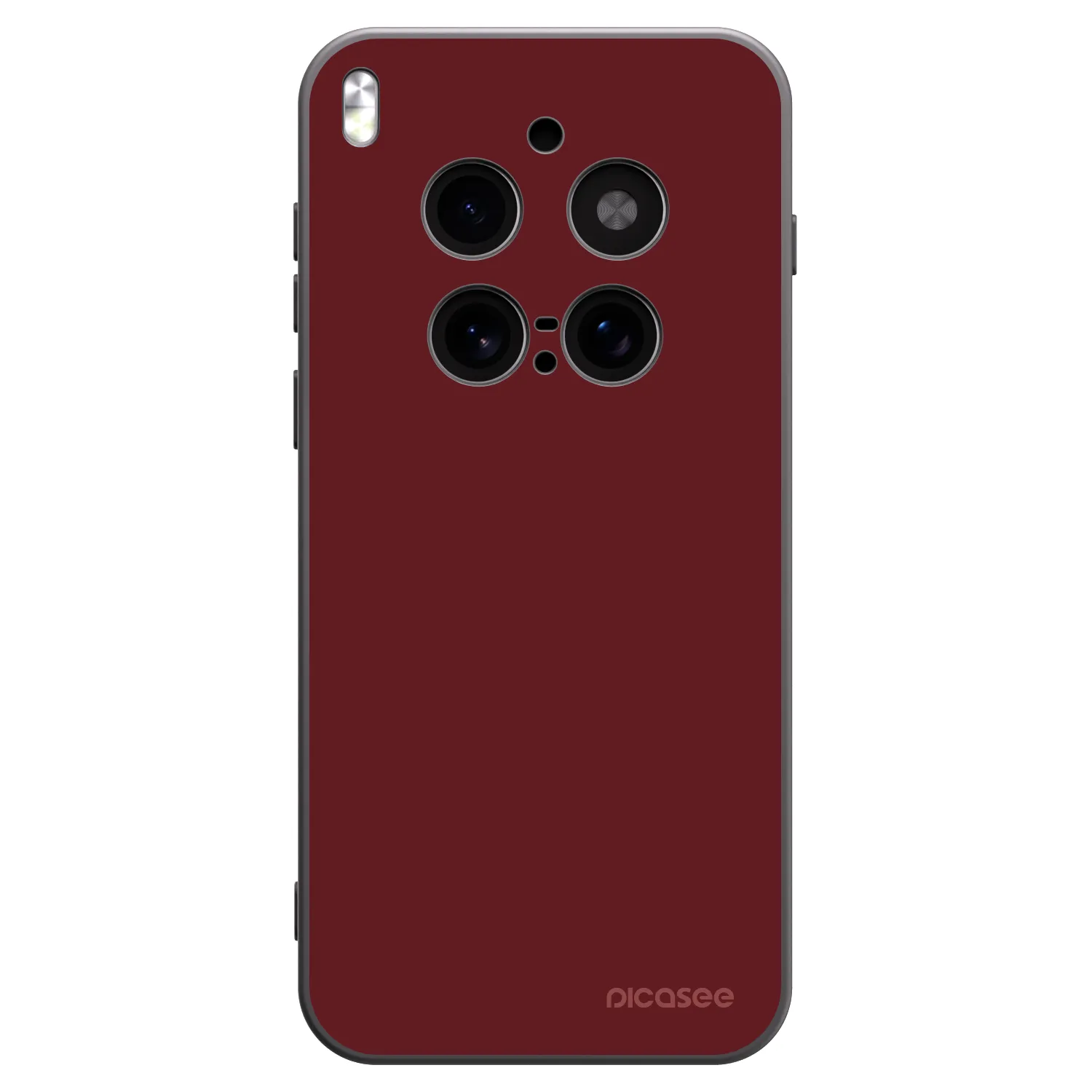 Picasee silikónový čierny obal pre Vivo X300 Pro - Red Bliss