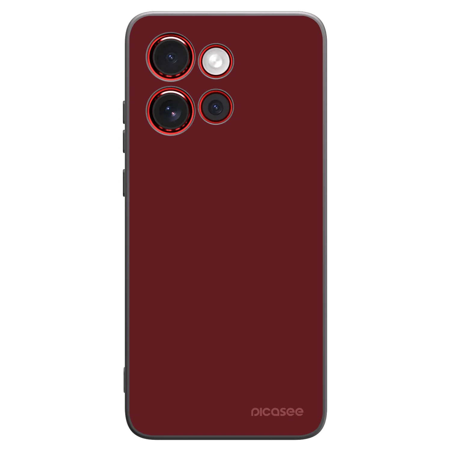 Picasee silikónový čierny obal pre Motorola Edge 60 Neo 5G - Red Bliss