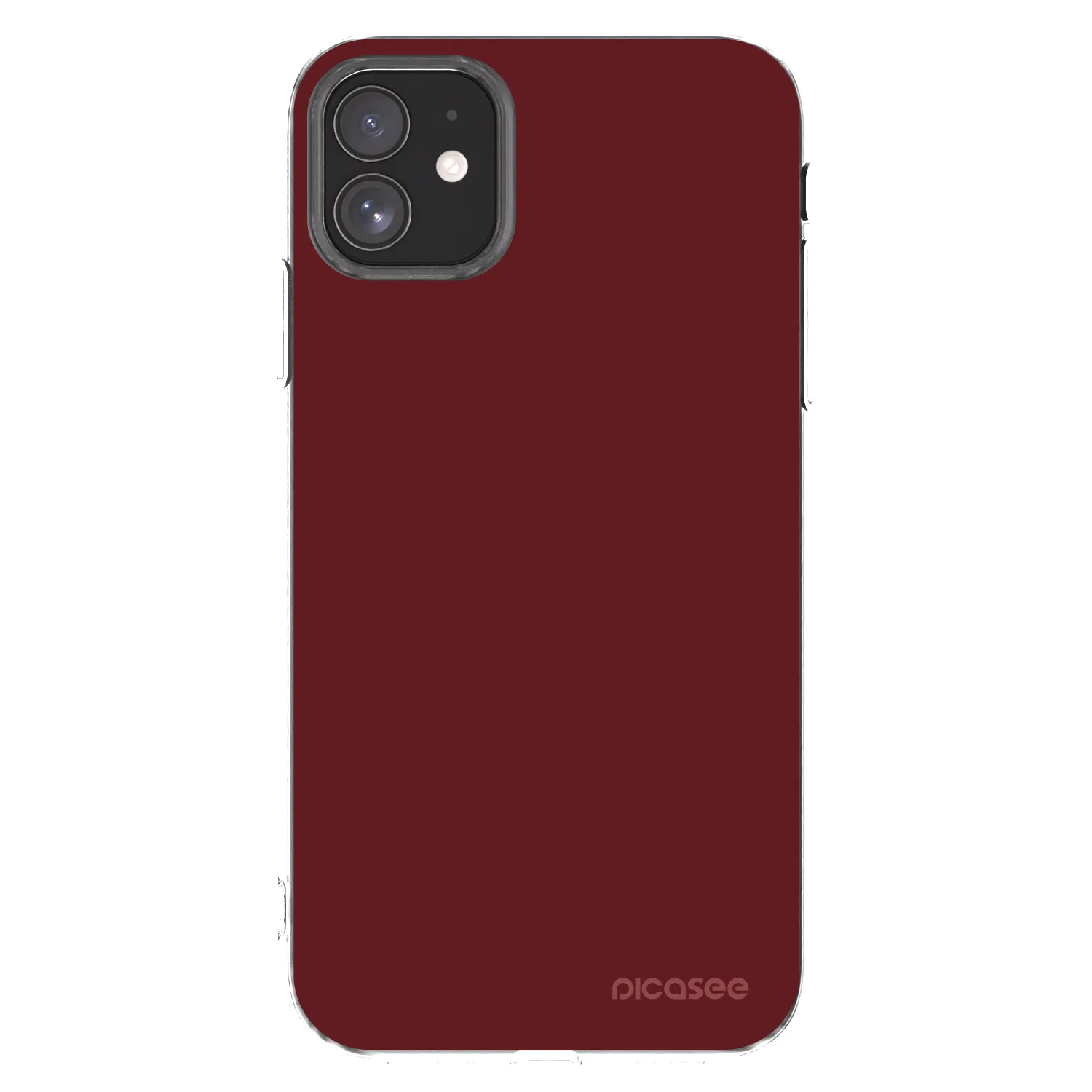 Picasee silikónový prehľadný obal pre Apple iPhone 11 - Red Bliss