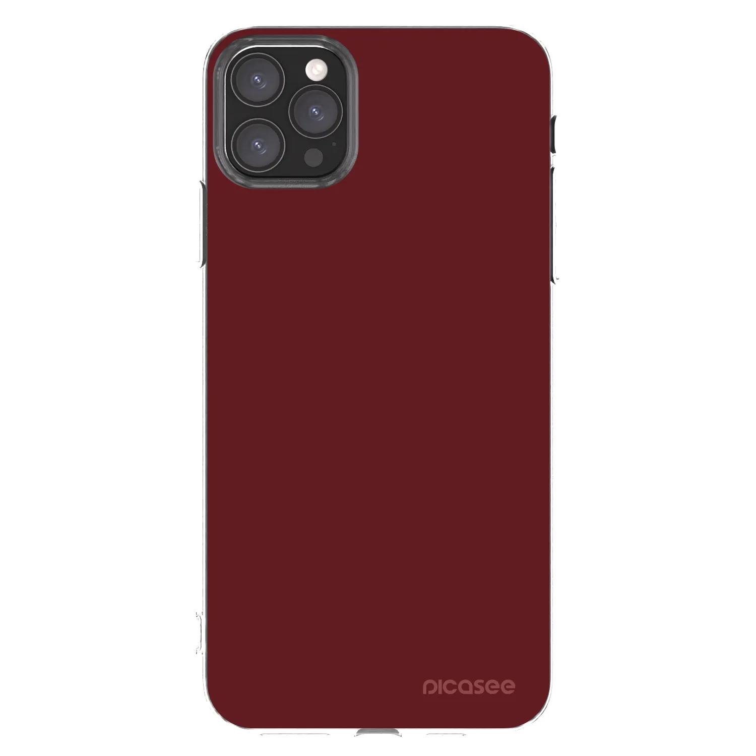 Picasee silikónový prehľadný obal pre Apple iPhone 11 Pro Max - Red Bliss