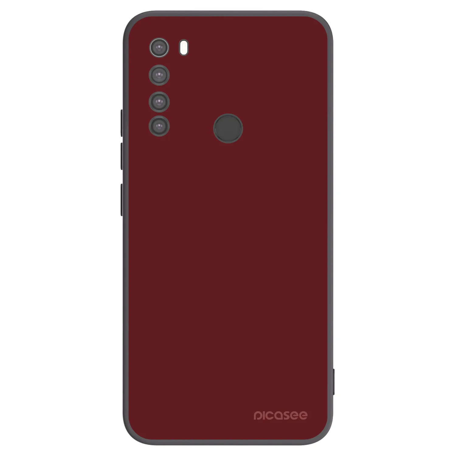 Picasee silikónový čierny obal pre Xiaomi Redmi Note 8 - Red Bliss