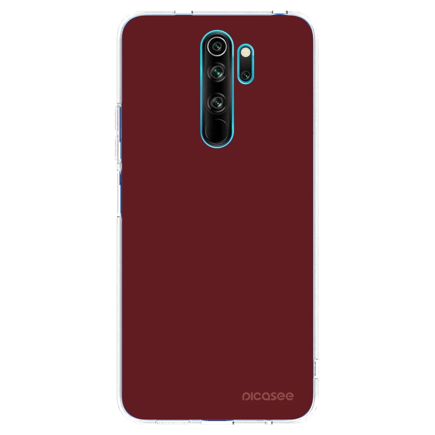 Picasee silikónový prehľadný obal pre Xiaomi Redmi Note 8 Pro - Red Bliss