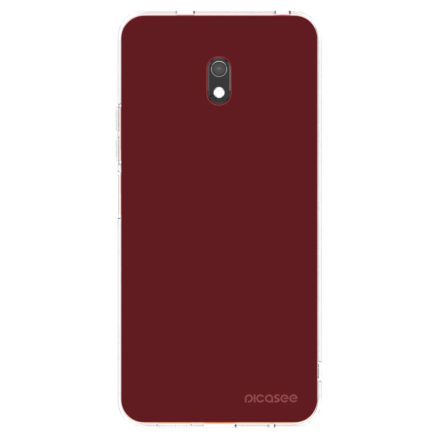 Picasee silikónový prehľadný obal pre Xiaomi Redmi 8A - Red Bliss