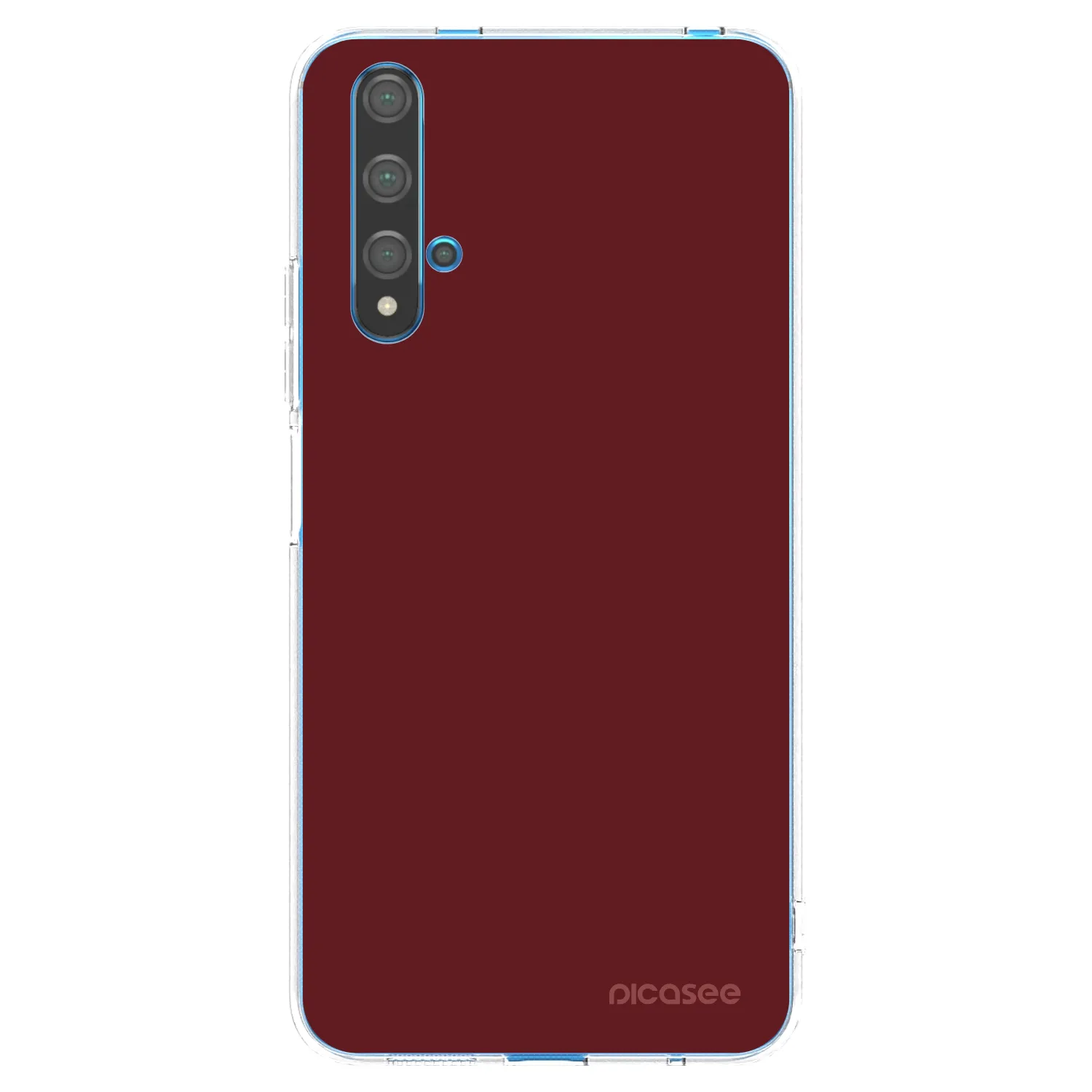 Picasee silikónový prehľadný obal pre Huawei Nova 5T - Red Bliss