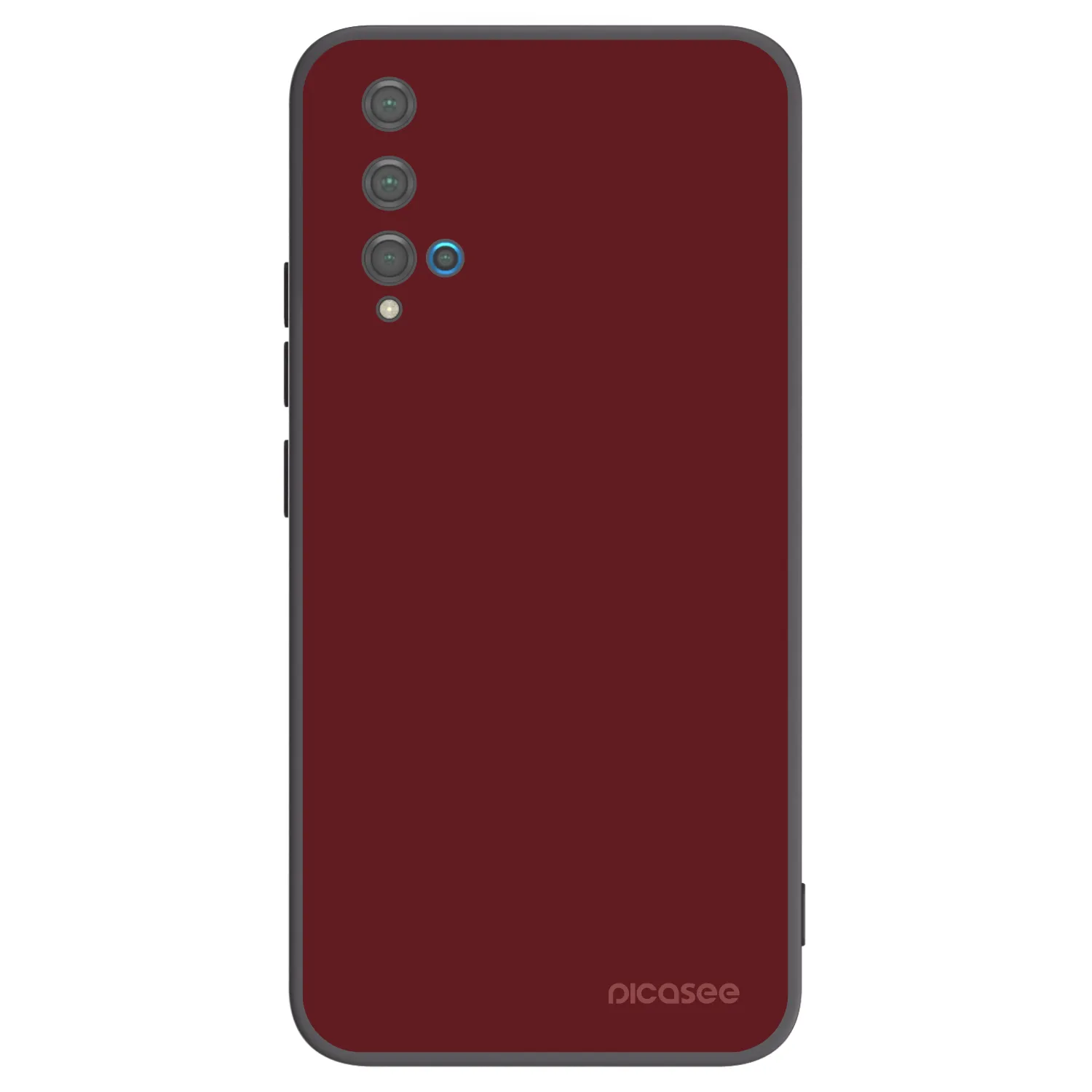 Picasee silikónový čierny obal pre Huawei Nova 5T - Red Bliss