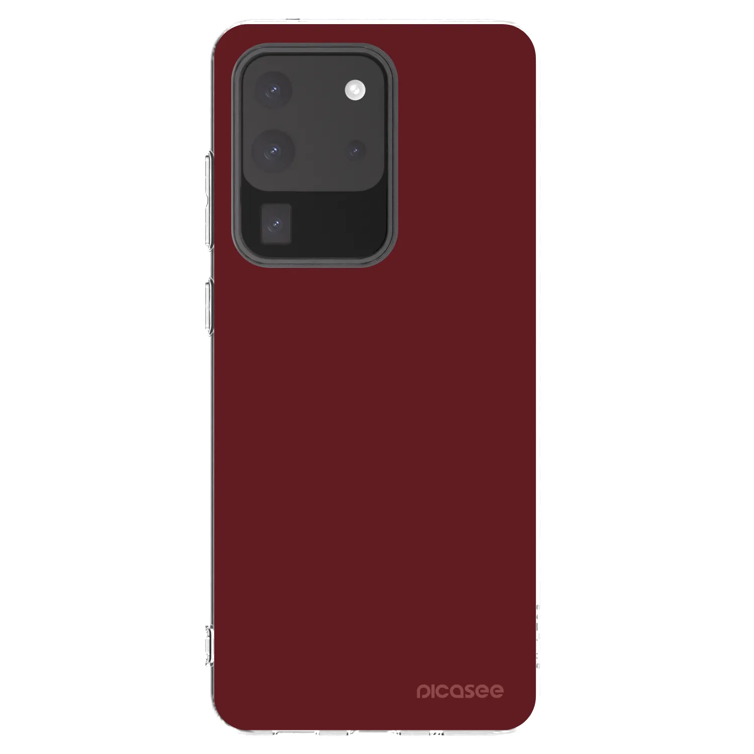 Picasee silikónový prehľadný obal pre Samsung Galaxy S20 Ultra 5G G988F - Red Bliss