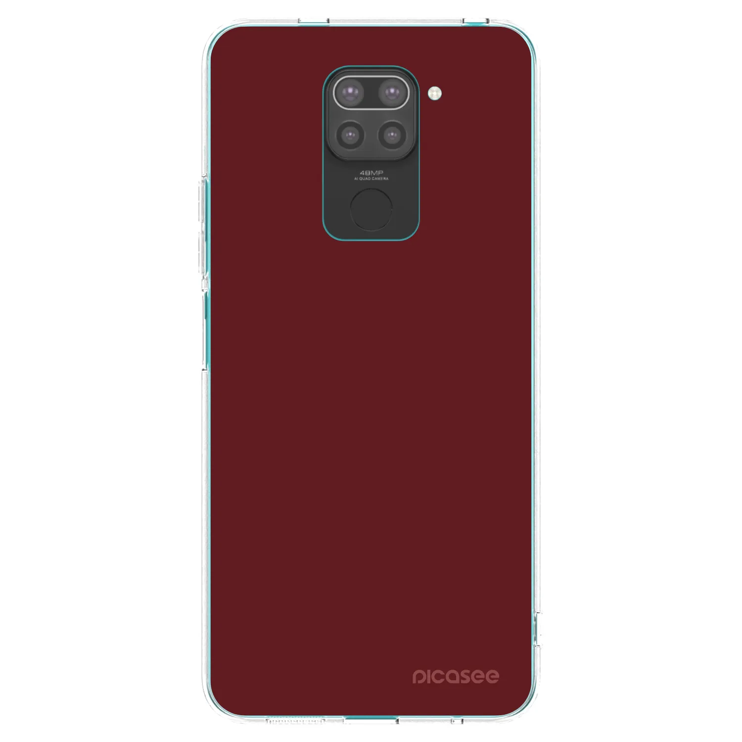 Picasee silikónový čierny obal pre Xiaomi Redmi Note 9 - Red Bliss