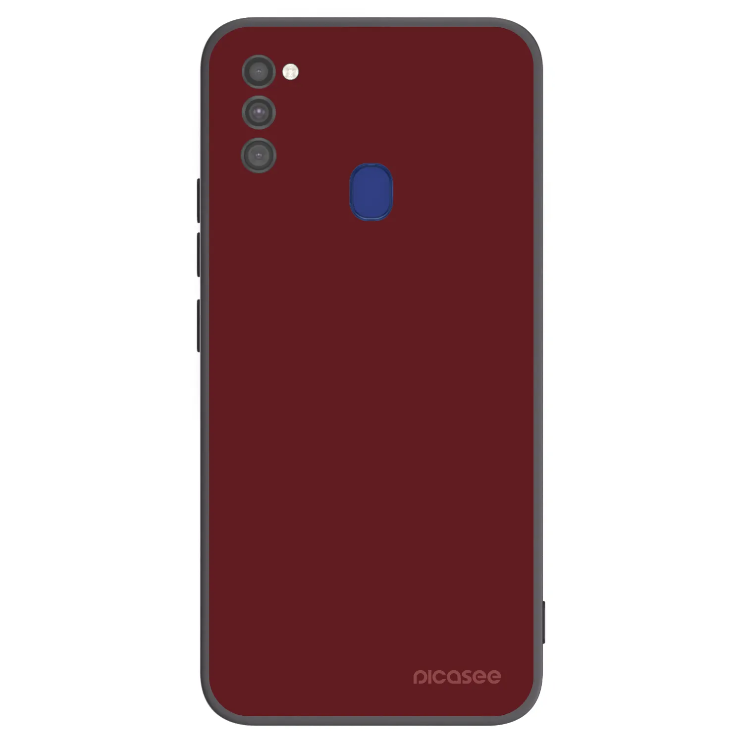 Picasee silikónový čierny obal pre Samsung Galaxy M21 M215F - Red Bliss
