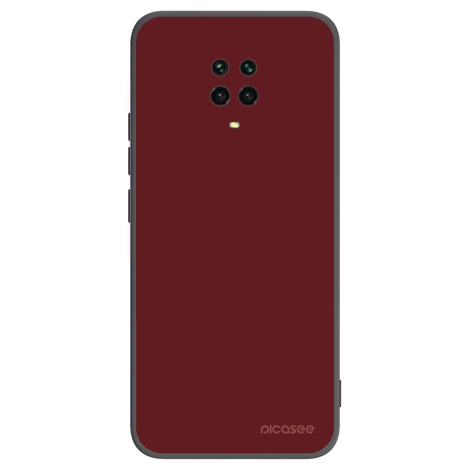 Picasee silikónový čierny obal pre Xiaomi Redmi Note 9S - Red Bliss