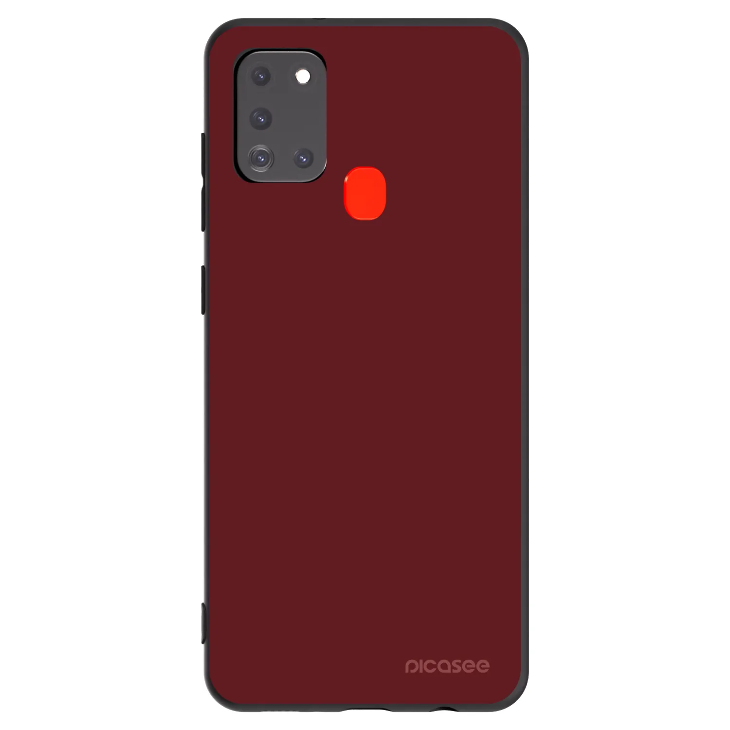 Picasee silikónový čierny obal pre Samsung Galaxy A21s - Red Bliss