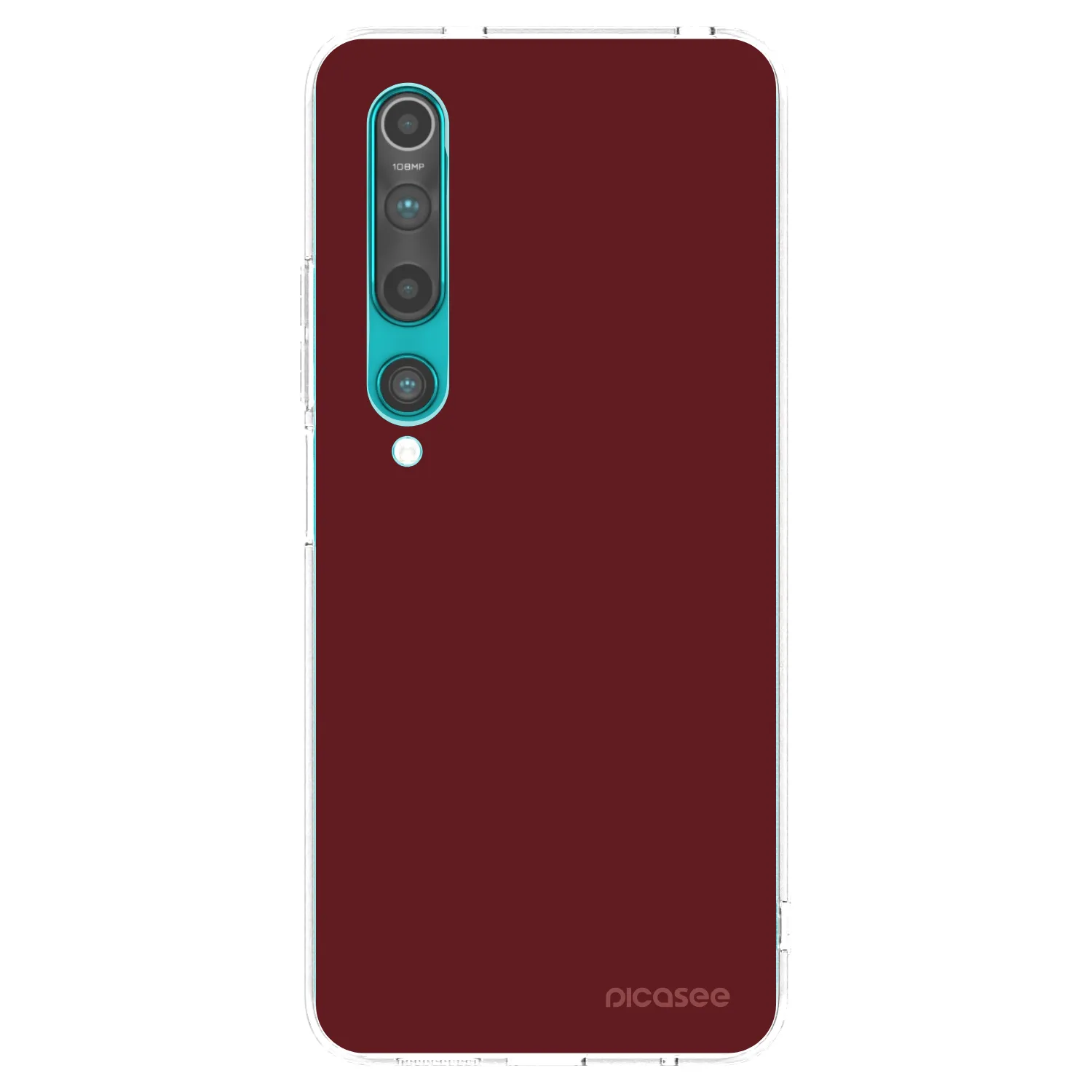 Picasee silikónový prehľadný obal pre Xiaomi Mi 10 - Red Bliss