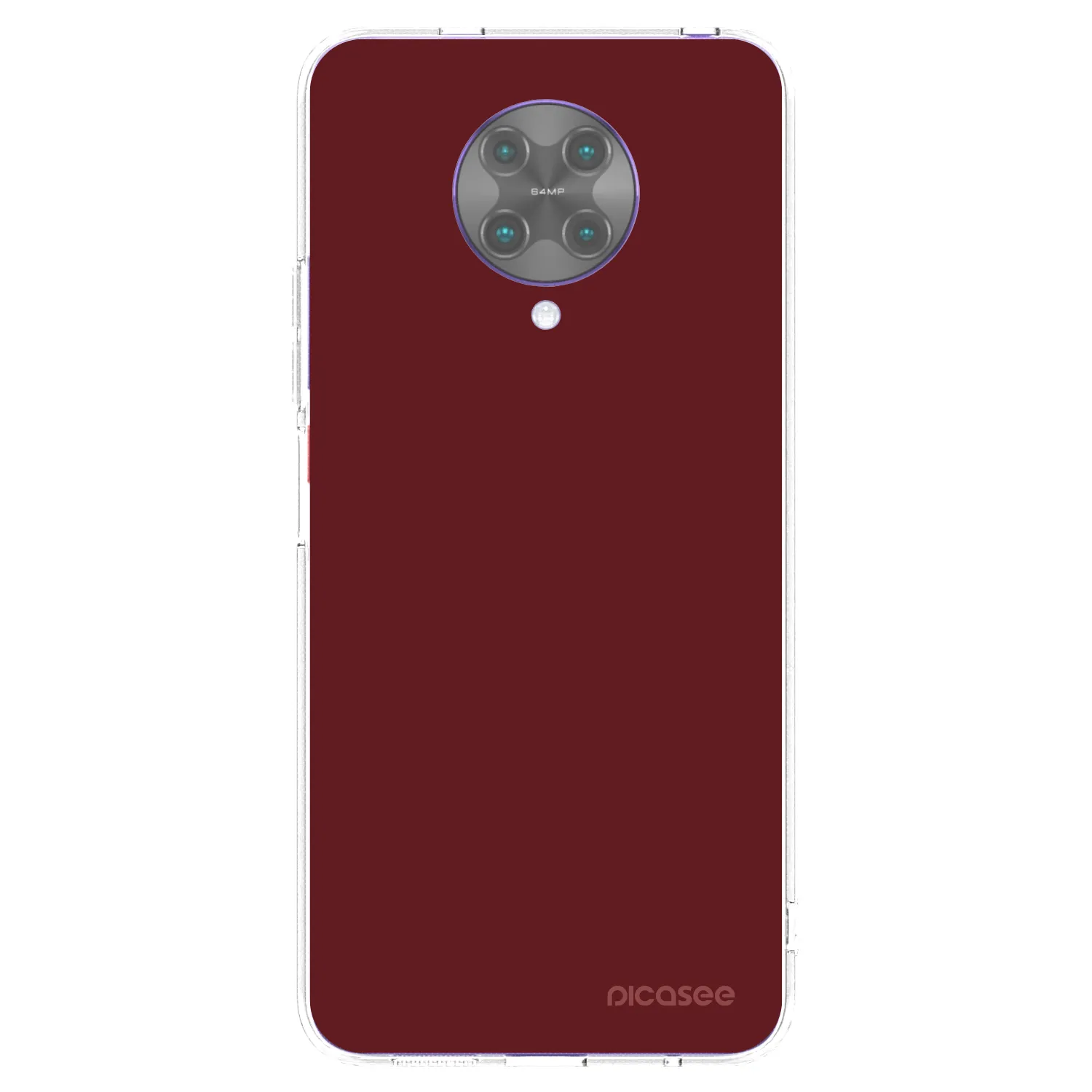 Silikónový prehľadný obal pre Xiaomi Poco F2 Pro - Red Bliss