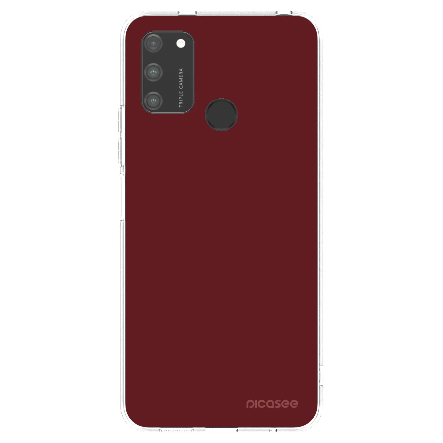 Picasee silikónový prehľadný obal pre Honor 9A - Red Bliss