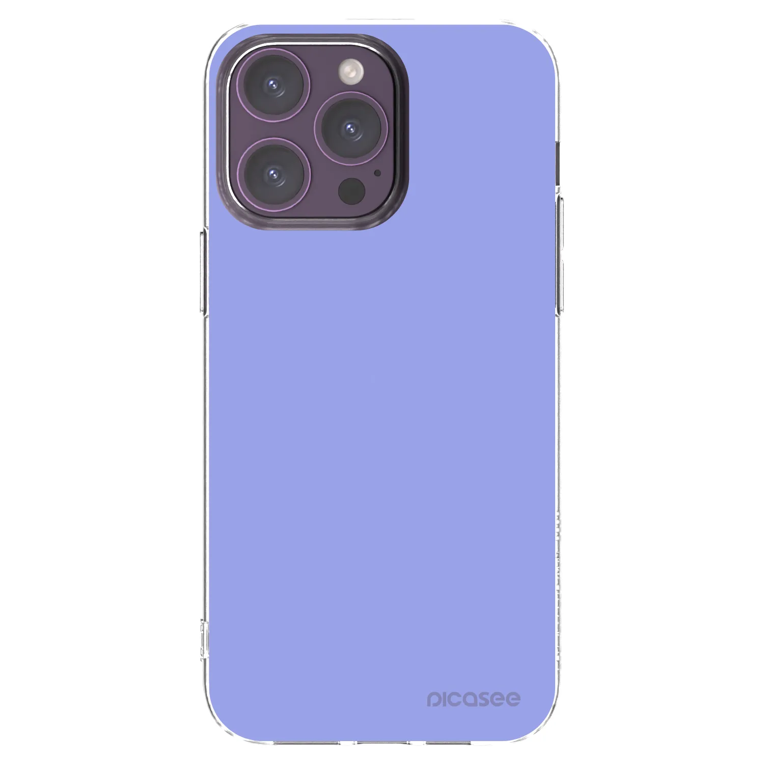 Picasee silikónový prehľadný obal pre Apple iPhone 14 Pro Max - Sky Whisper