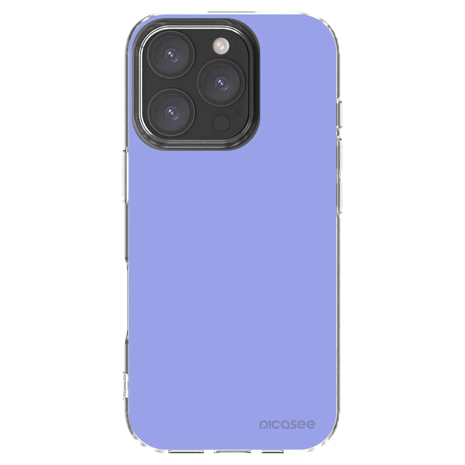 Picasee silikónový prehľadný obal pre Apple iPhone 16 Pro - Sky Whisper