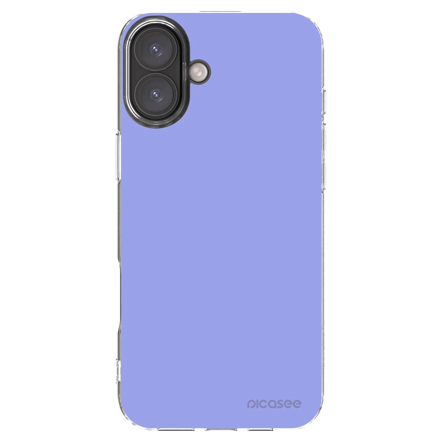 Picasee silikónový prehľadný obal pre Apple iPhone 16 Plus - Sky Whisper