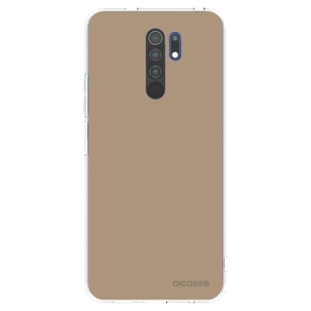 Picasee silikónový prehľadný obal pre Xiaomi Redmi 9 - Soft Sand