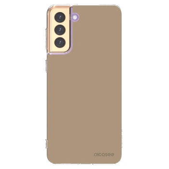 Picasee silikónový prehľadný obal pre Samsung Galaxy S21+ 5G G996F - Soft Sand
