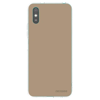 Picasee silikónový prehľadný obal pre Xiaomi Redmi 9AT - Soft Sand
