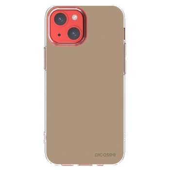 Picasee silikónový prehľadný obal pre Apple iPhone 13 mini - Soft Sand