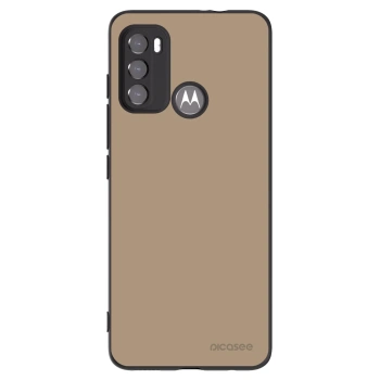 Picasee silikónový čierny obal pre Motorola Moto G60 - Soft Sand