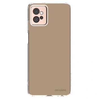 Picasee silikónový prehľadný obal pre Motorola Moto G32 - Soft Sand