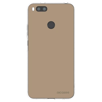 Picasee silikónový prehľadný obal pre Xiaomi Redmi A1 - Soft Sand