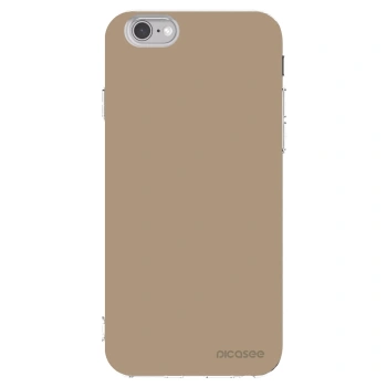 Picasee silikónový prehľadný obal pre Apple iPhone 6/6S - Soft Sand