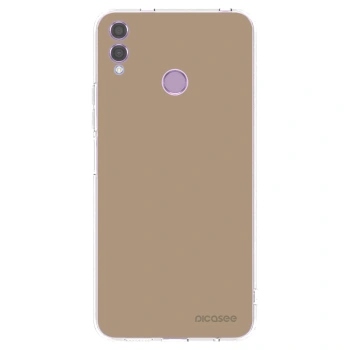 Picasee silikónový prehľadný obal pre Honor 8X - Soft Sand