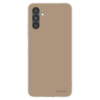 Picasee silikónový prehľadný obal pre Samsung Galaxy A04s A047F - Soft Sand
