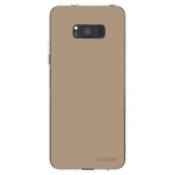 Picasee silikónový prehľadný obal pre Samsung Galaxy S8 G950F - Soft Sand