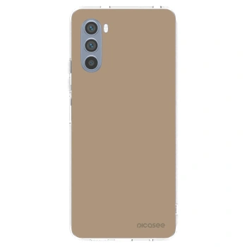 Picasee silikónový prehľadný obal pre Motorola Moto G62 - Soft Sand