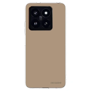 Picasee silikónový prehľadný obal pre Xiaomi 14 Pro - Soft Sand