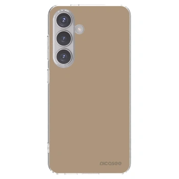 Picasee silikónový prehľadný obal pre Samsung Galaxy S24 S921B 5G - Soft Sand