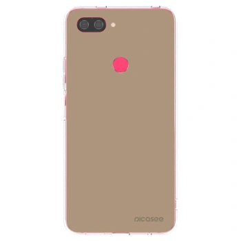 Picasee silikónový prehľadný obal pre Xiaomi Mi 8 Lite - Soft Sand