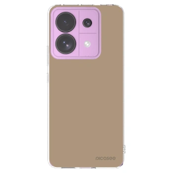 Picasee silikónový prehľadný obal pre Xiaomi Redmi Note 13 Pro 5G - Soft Sand