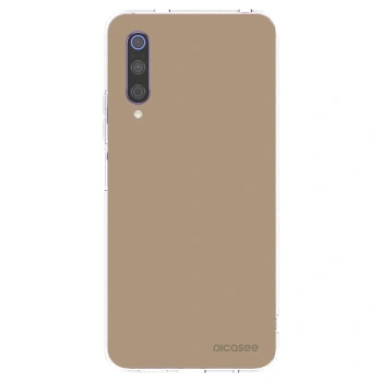 Picasee silikónový prehľadný obal pre Xiaomi Mi 9 - Soft Sand