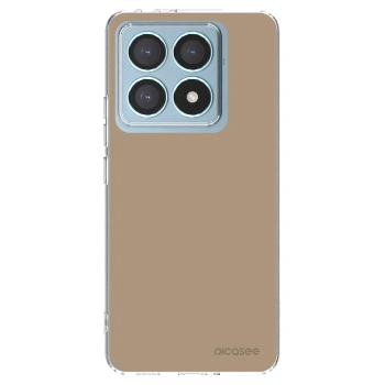 Picasee silikónový prehľadný obal pre Xiaomi 14T Pro - Soft Sand