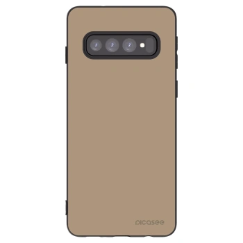 Picasee silikónový čierny obal pre Samsung Galaxy S10 G973 - Soft Sand