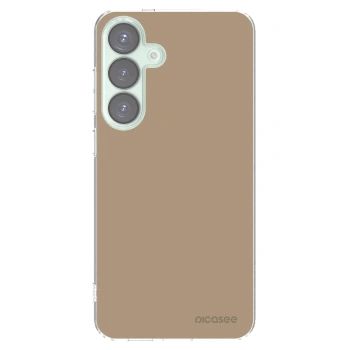 Picasee silikónový prehľadný obal pre Samsung Galaxy S25+ 5G - Soft Sand
