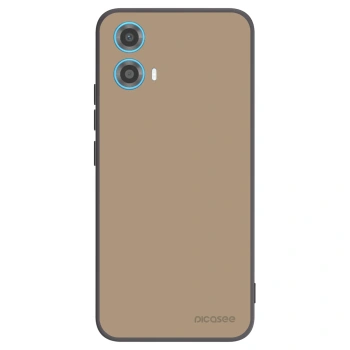 Picasee silikónový čierny obal pre Motorola Moto G34 5G - Soft Sand