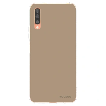 Picasee silikónový prehľadný obal pre Samsung Galaxy A70 A705F - Soft Sand