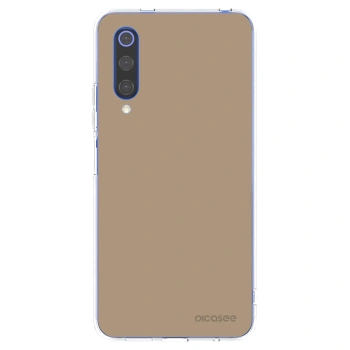 Picasee silikónový prehľadný obal pre Xiaomi Mi 9 SE - Soft Sand