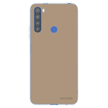 Picasee silikónový prehľadný obal pre Xiaomi Redmi Note 8T - Soft Sand