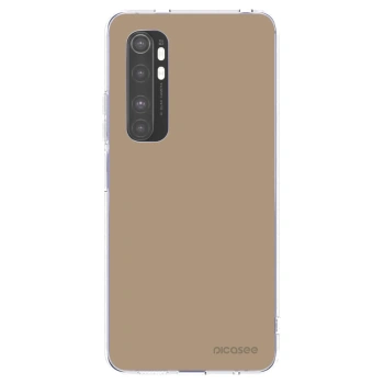 Picasee silikónový prehľadný obal pre Xiaomi Mi Note 10 Lite - Soft Sand