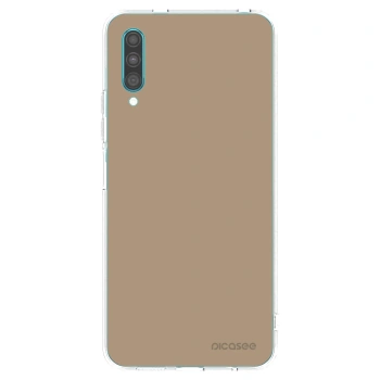 Picasee silikónový prehľadný obal pre Samsung Galaxy A30s A307F - Soft Sand