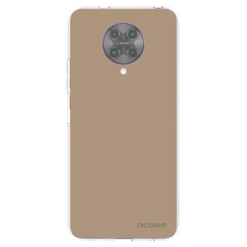 Picasee silikónový prehľadný obal pre Xiaomi Poco F2 Pro - Soft Sand