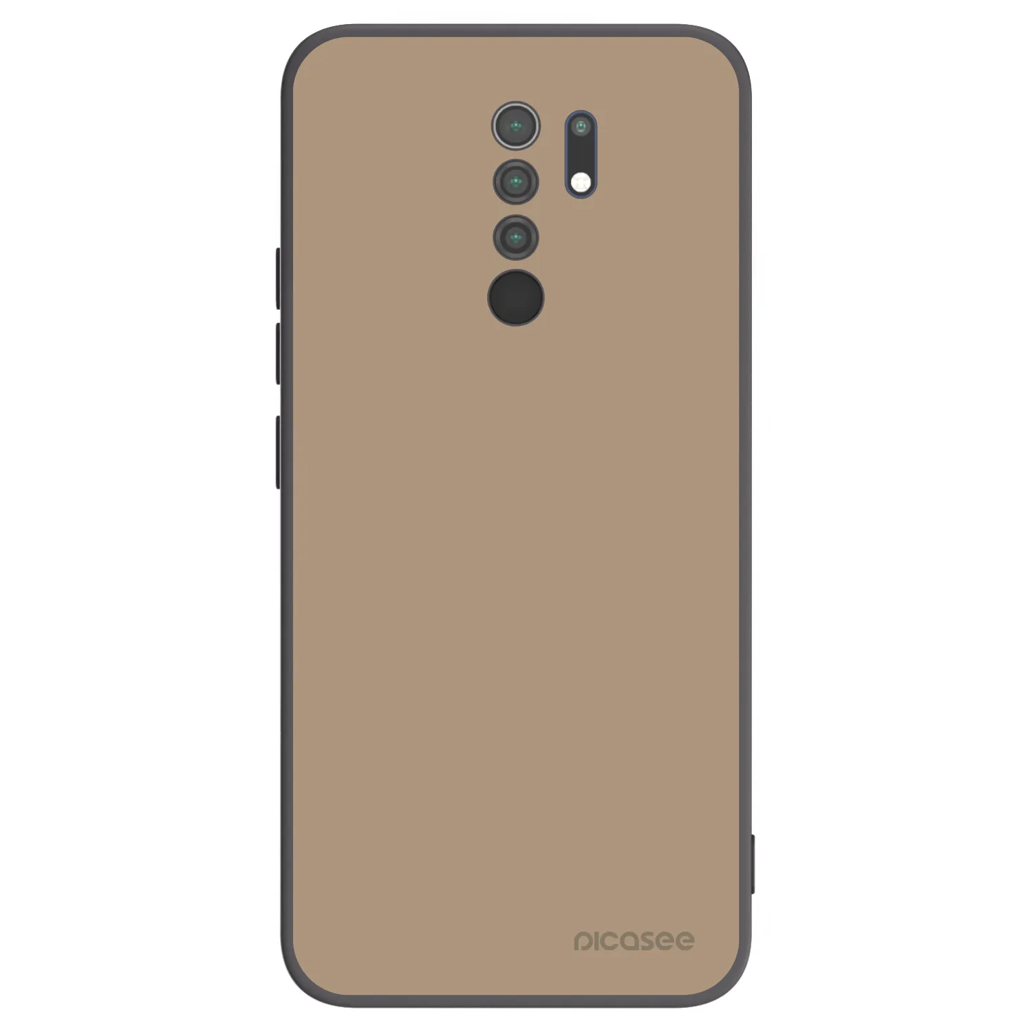 Picasee silikónový čierny obal pre Xiaomi Redmi 9 - Soft Sand