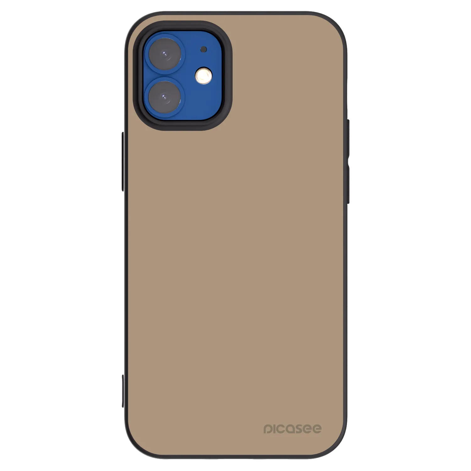 Picasee silikónový čierny obal pre Apple iPhone 12 mini - Soft Sand