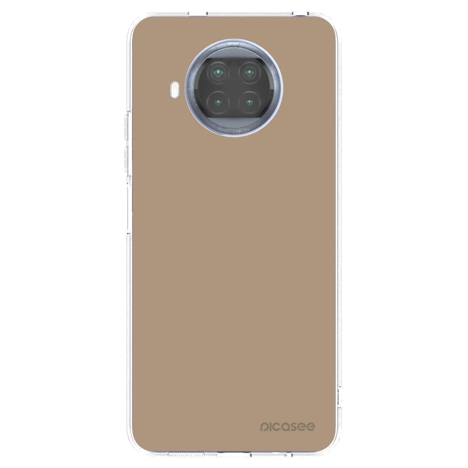 Picasee silikónový prehľadný obal pre Xiaomi Mi 10T Lite - Soft Sand